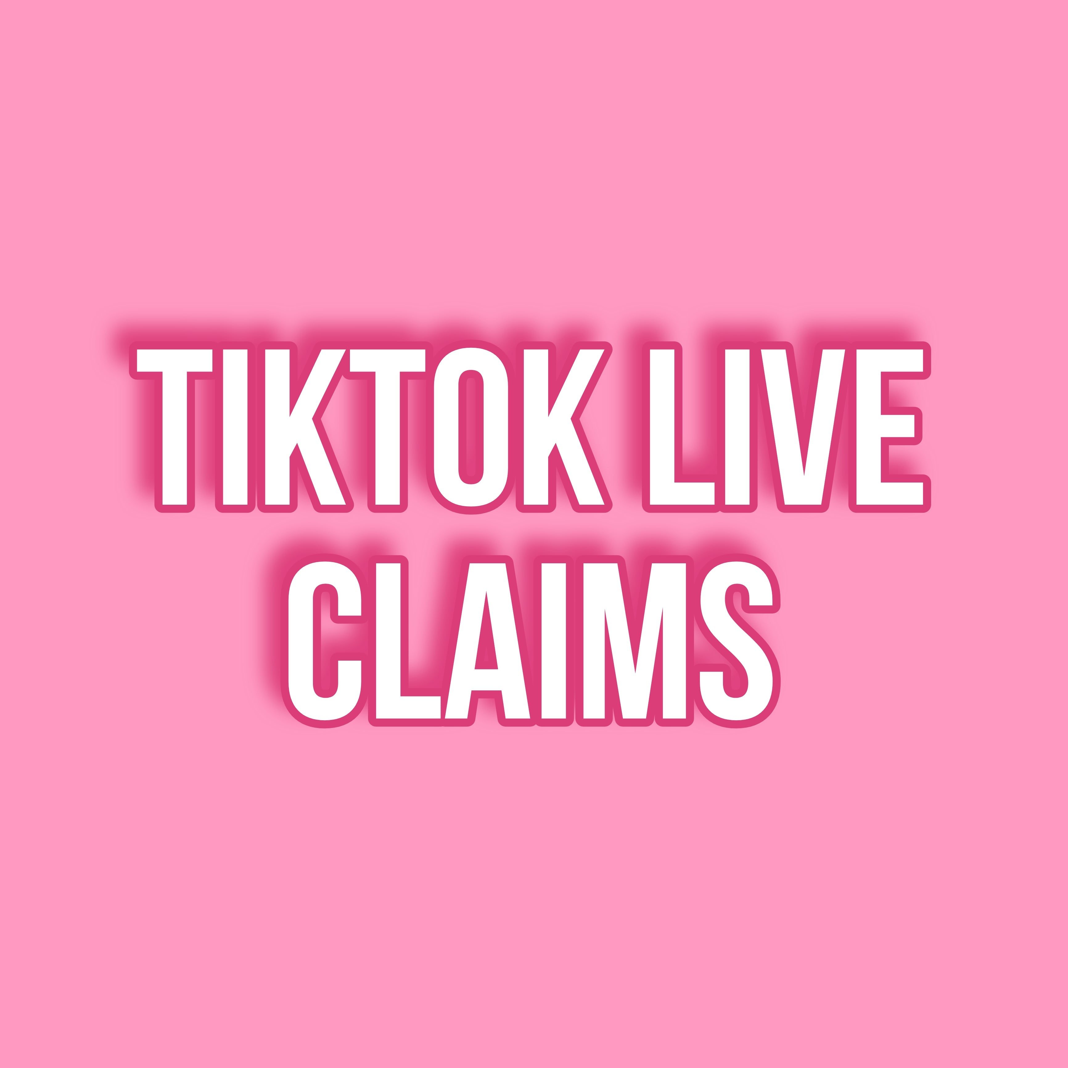 Tiktok live claims