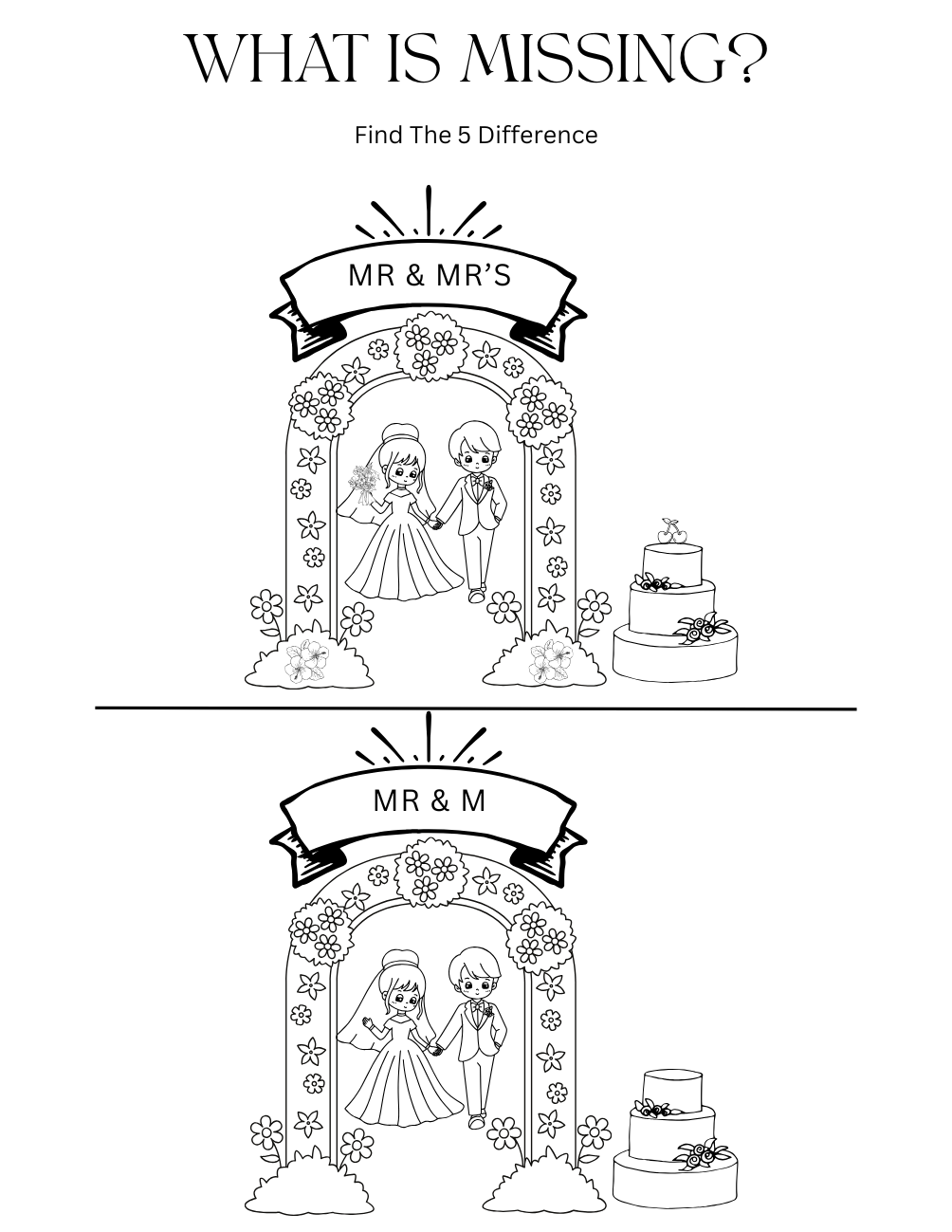 Wedding Activity Book