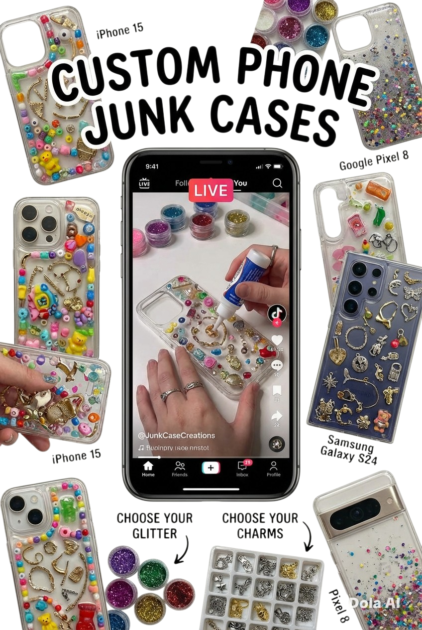 TikTok Live Custom Junk Phone Cases