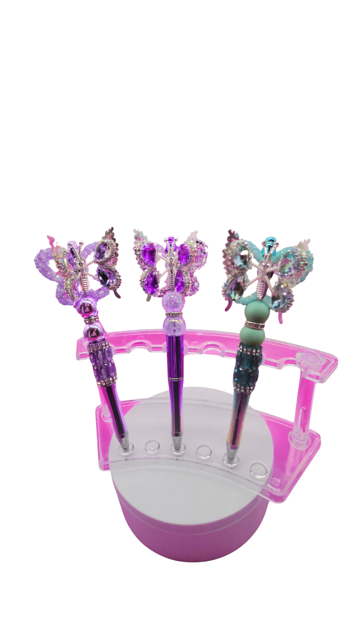 3D Pre made Beaded pen Butterfly