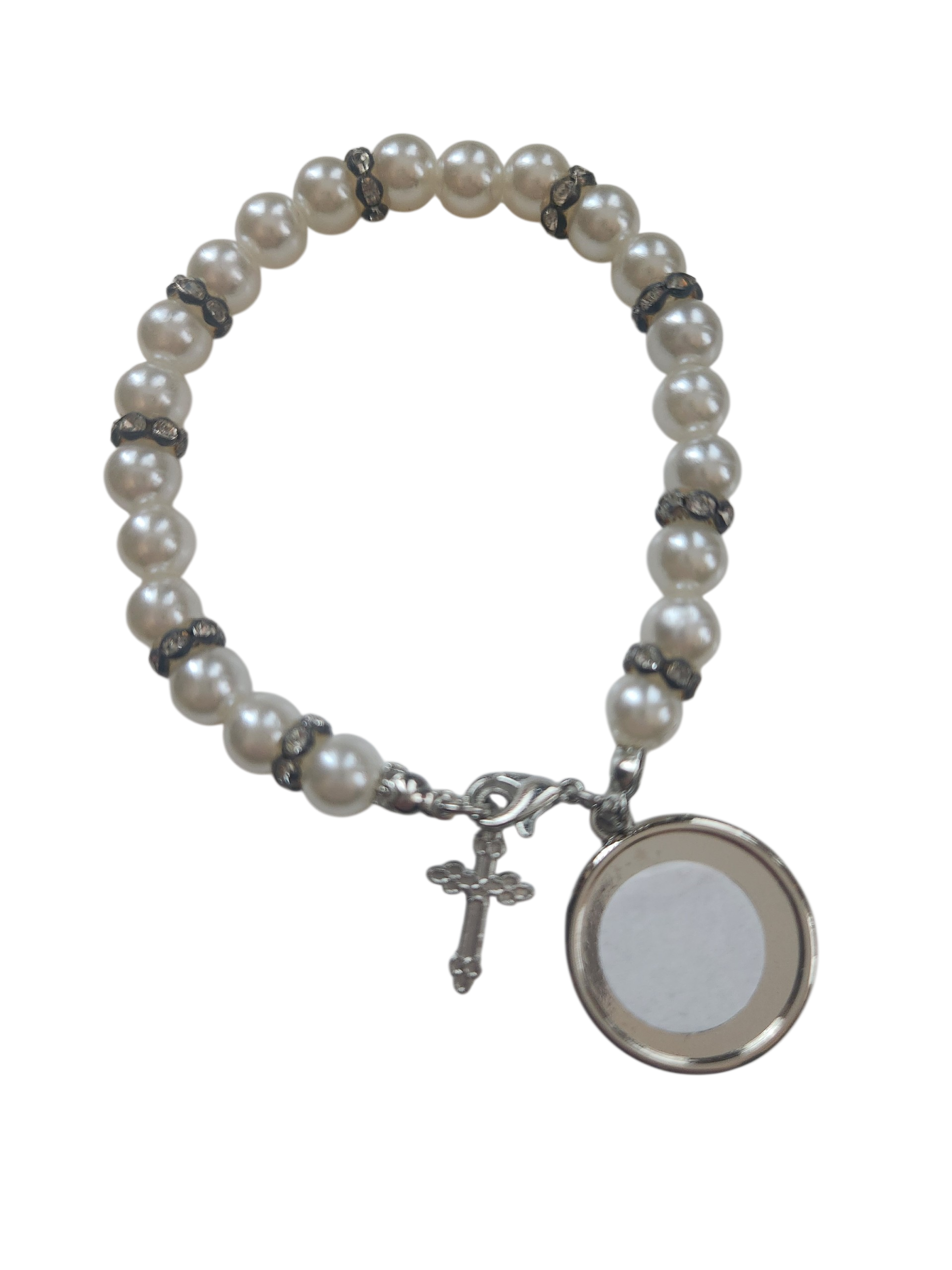 Memorial photo Rosary Bracelet