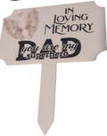 In Loving Memory Grave Marker