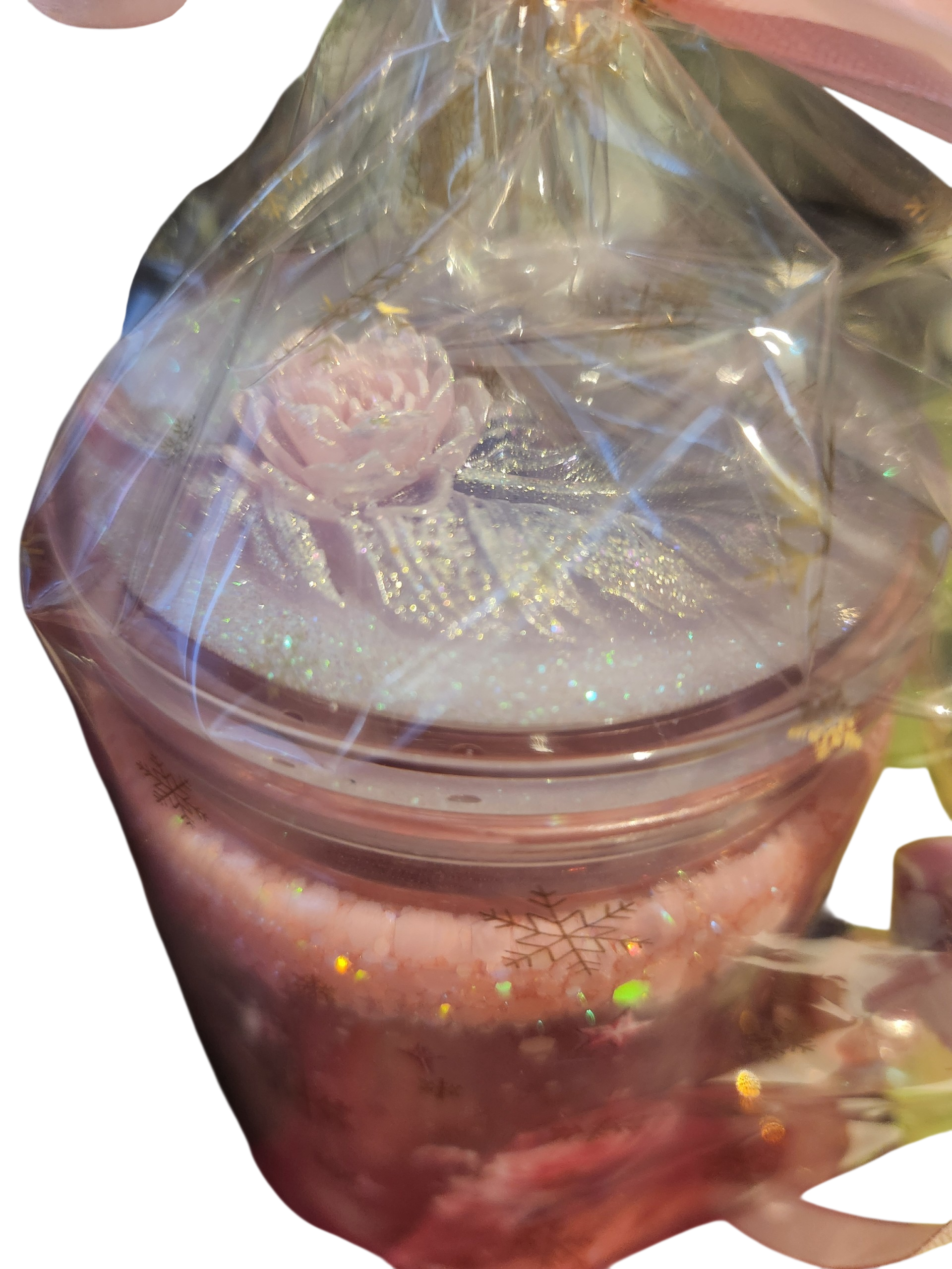 Pre Made 16oz Snowglobe Stay Strong With Matching pen