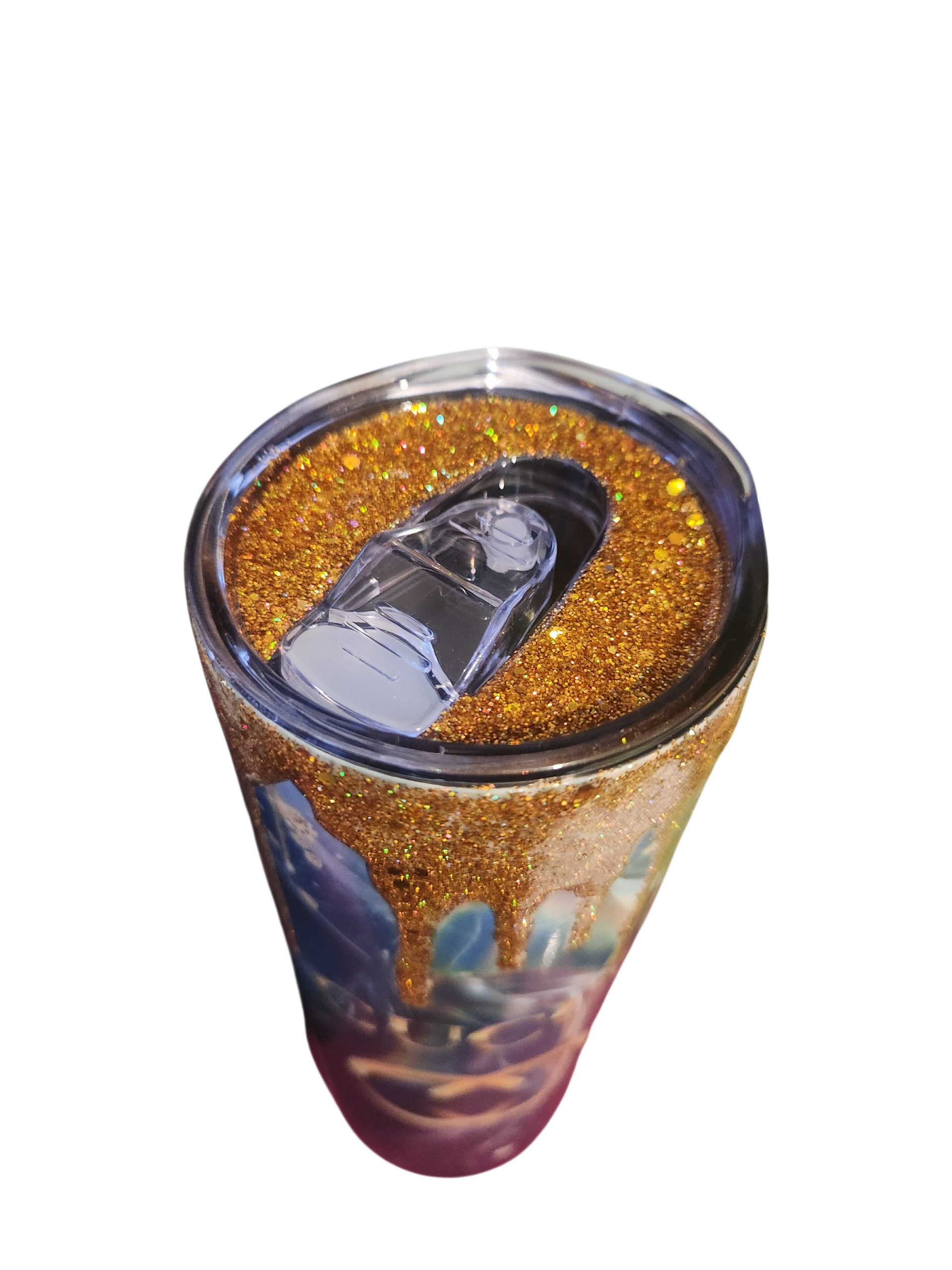 Pre Made 20oz Tumbler with Gold Drip