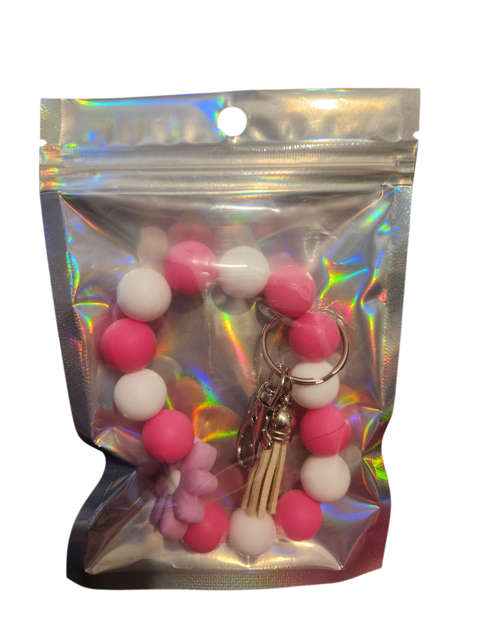 Silicone Flower keychain