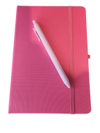 ACCESSORIES A5 FABRIC NOTEBOOKS with pen