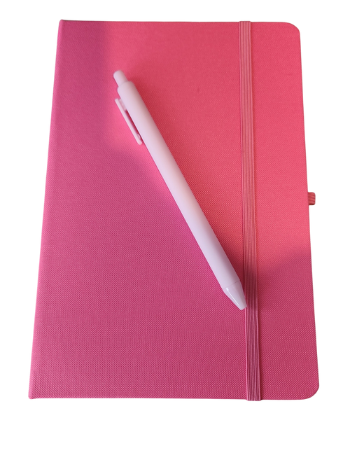 ACCESSORIES A5 FABRIC NOTEBOOKS with pen