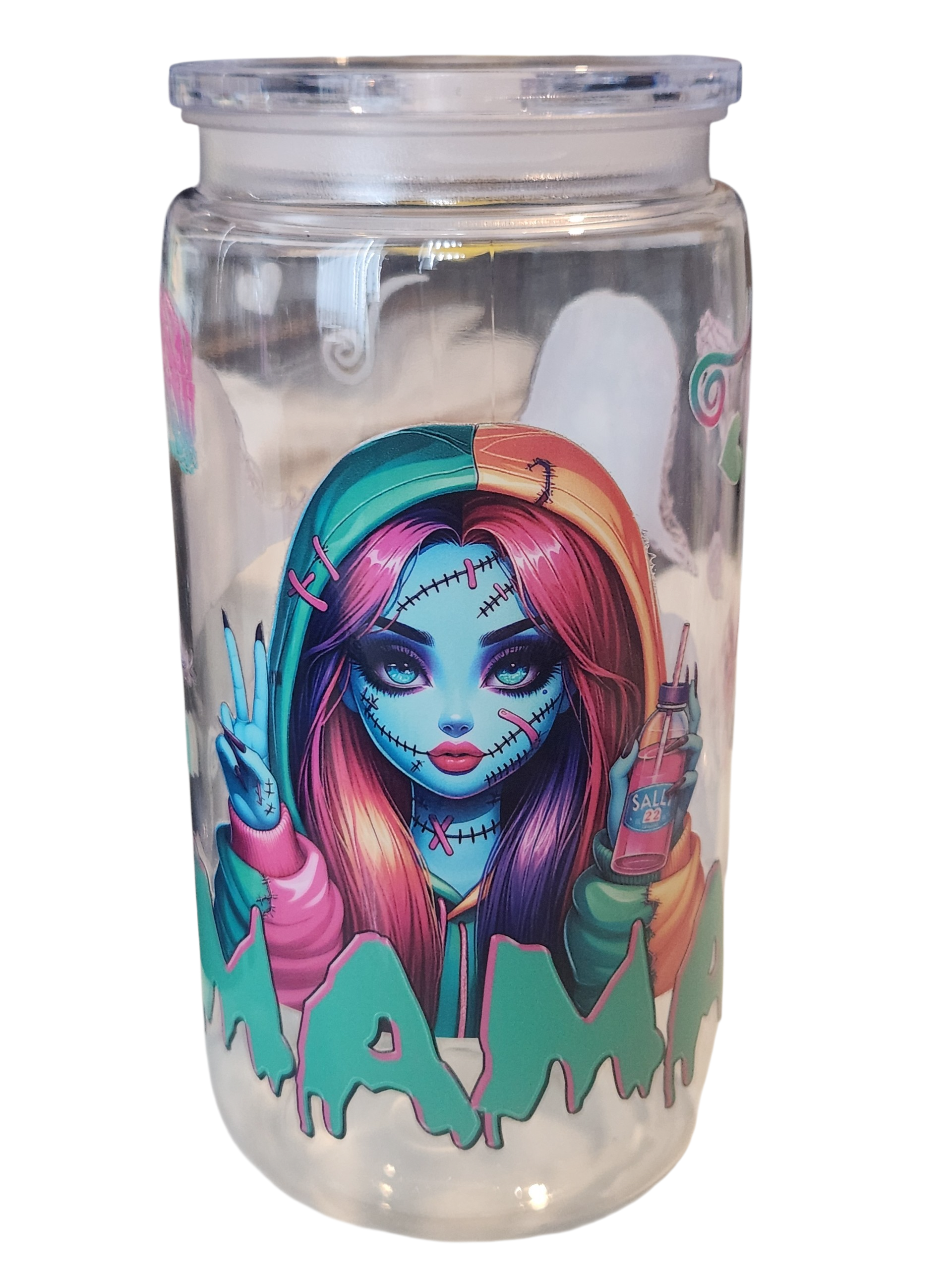 16oz Mama Style Scarface Acrylic Cup