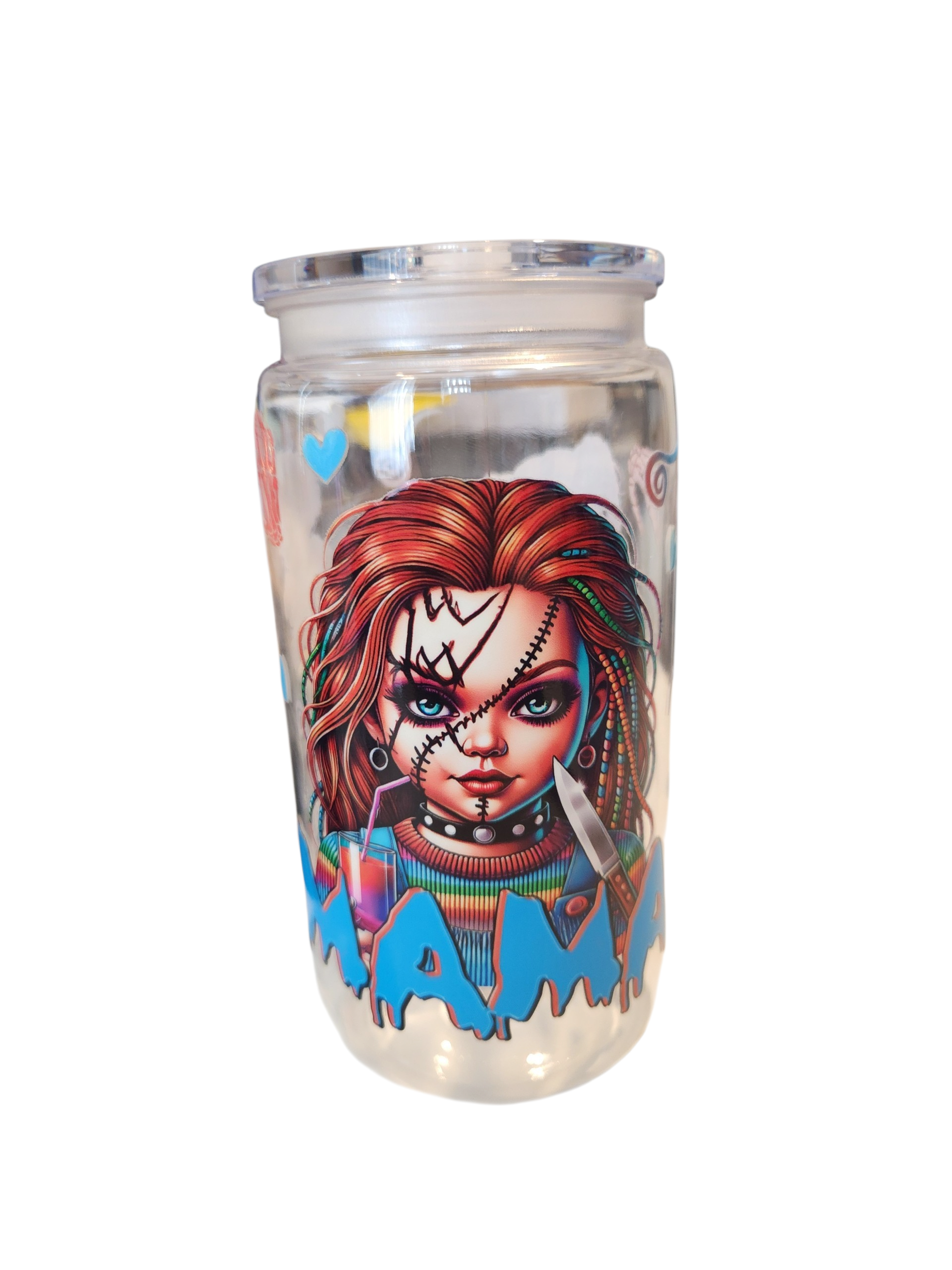 16oz Mama Style Chucky acrylic cup