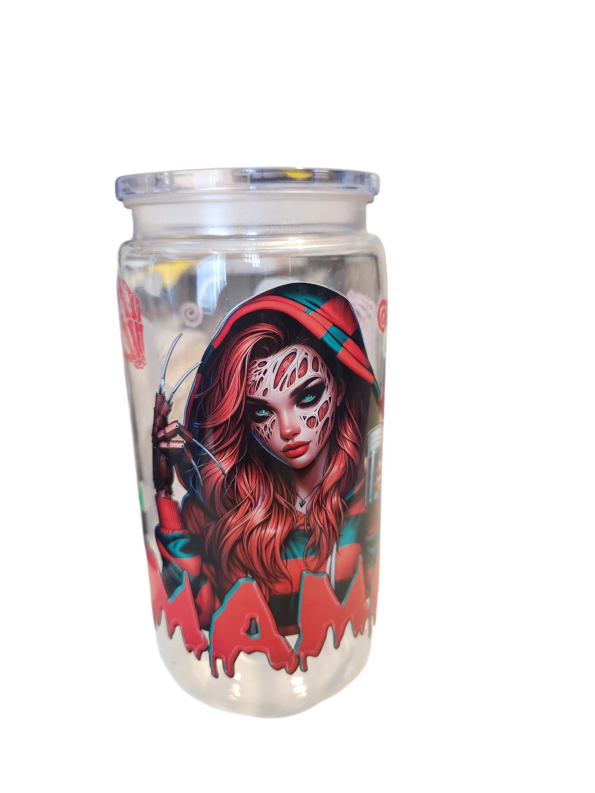 16oz Mama Style Freddie Acrylic cup