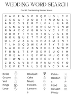 Wedding Activity Book