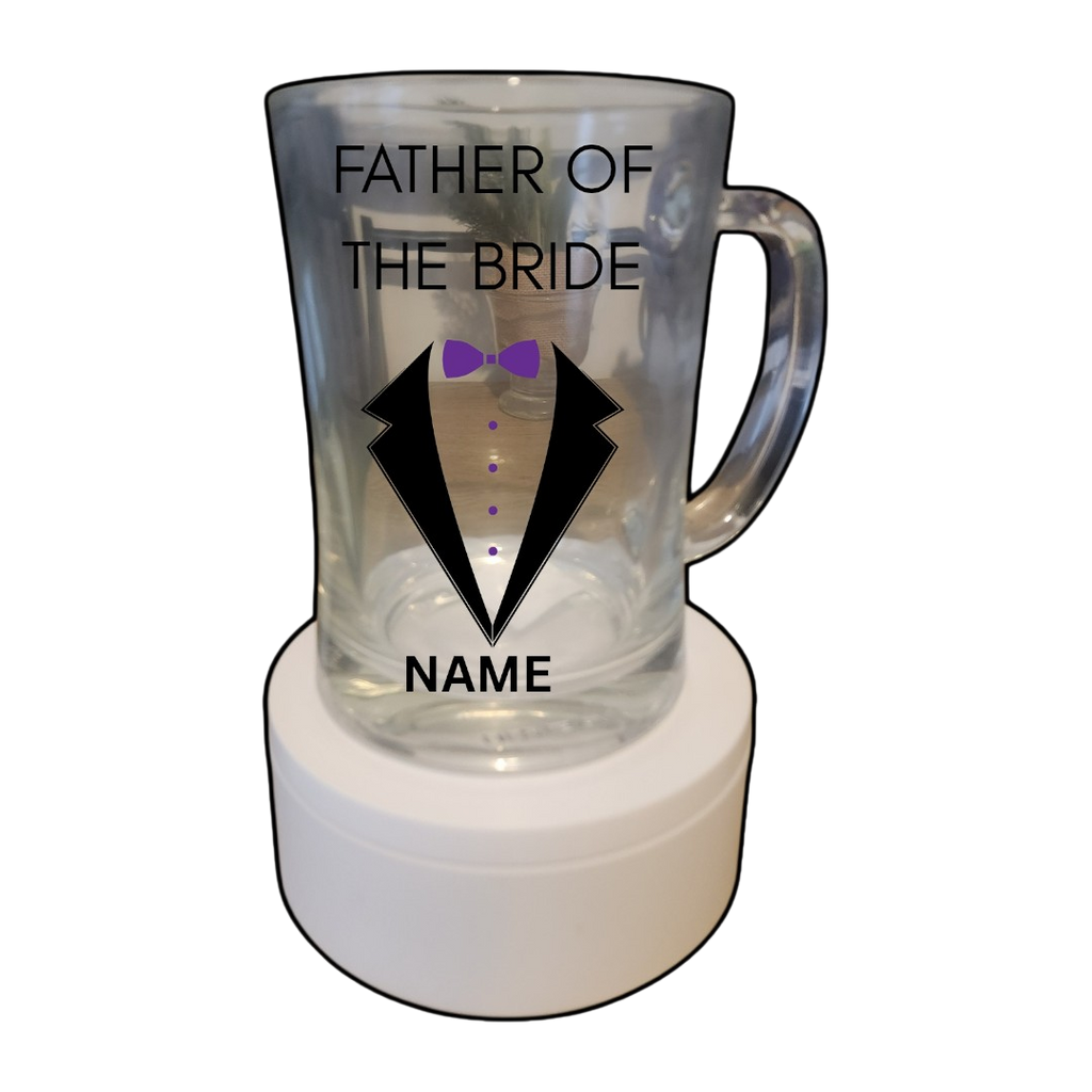 Personalised Groomsmen Beer Mugs