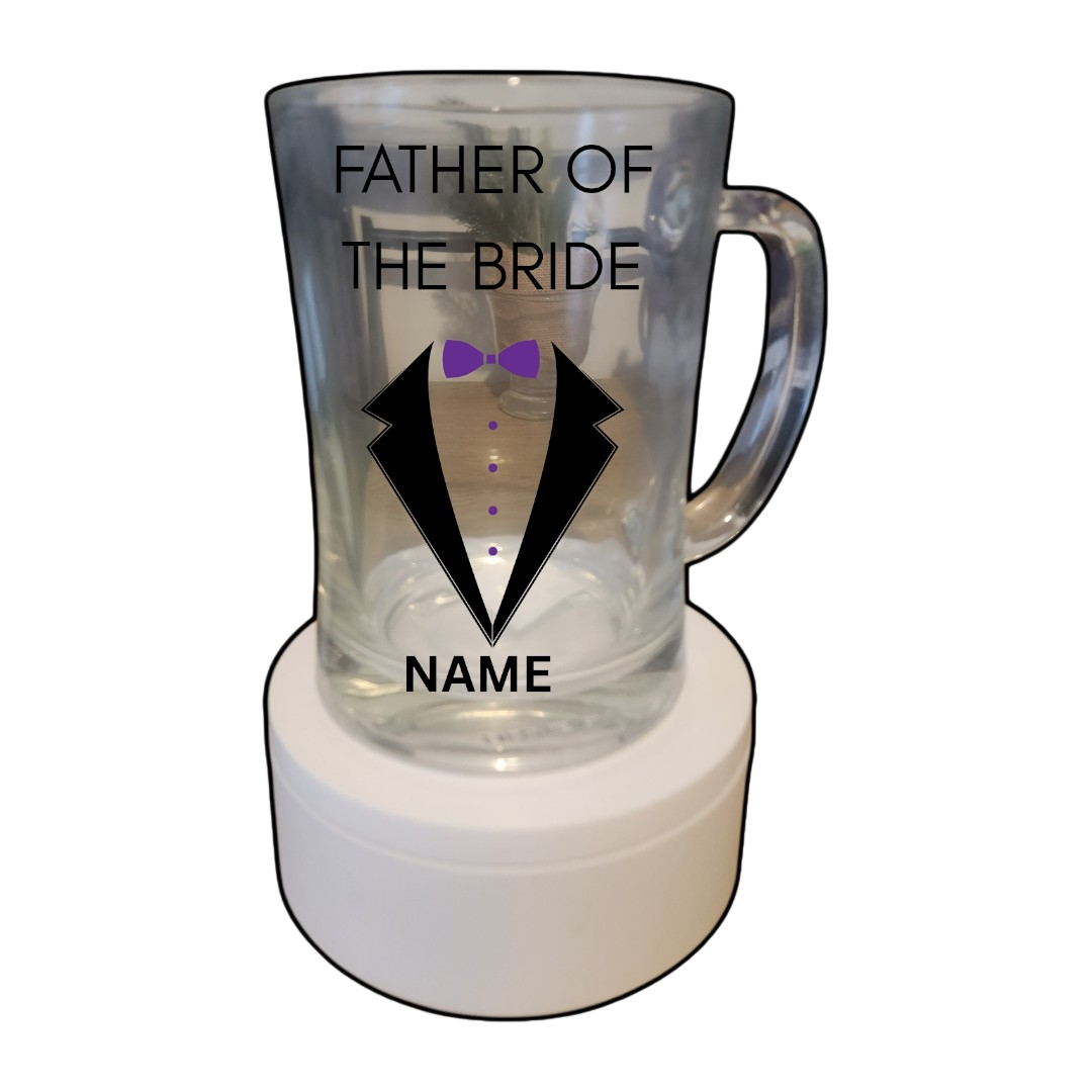 Personalised Groomsmen Beer Mugs