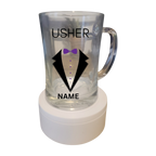 Personalised Groomsmen Beer Mugs