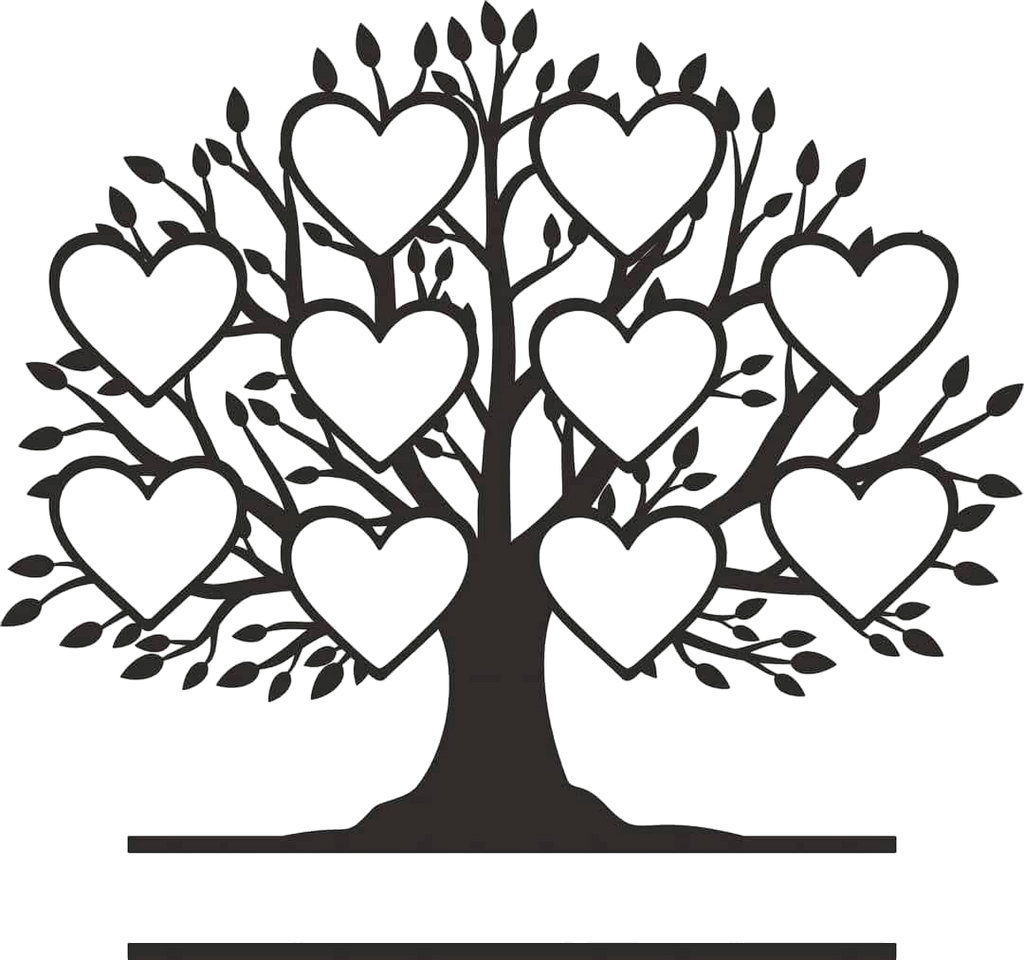 Family Tree on Picture frame