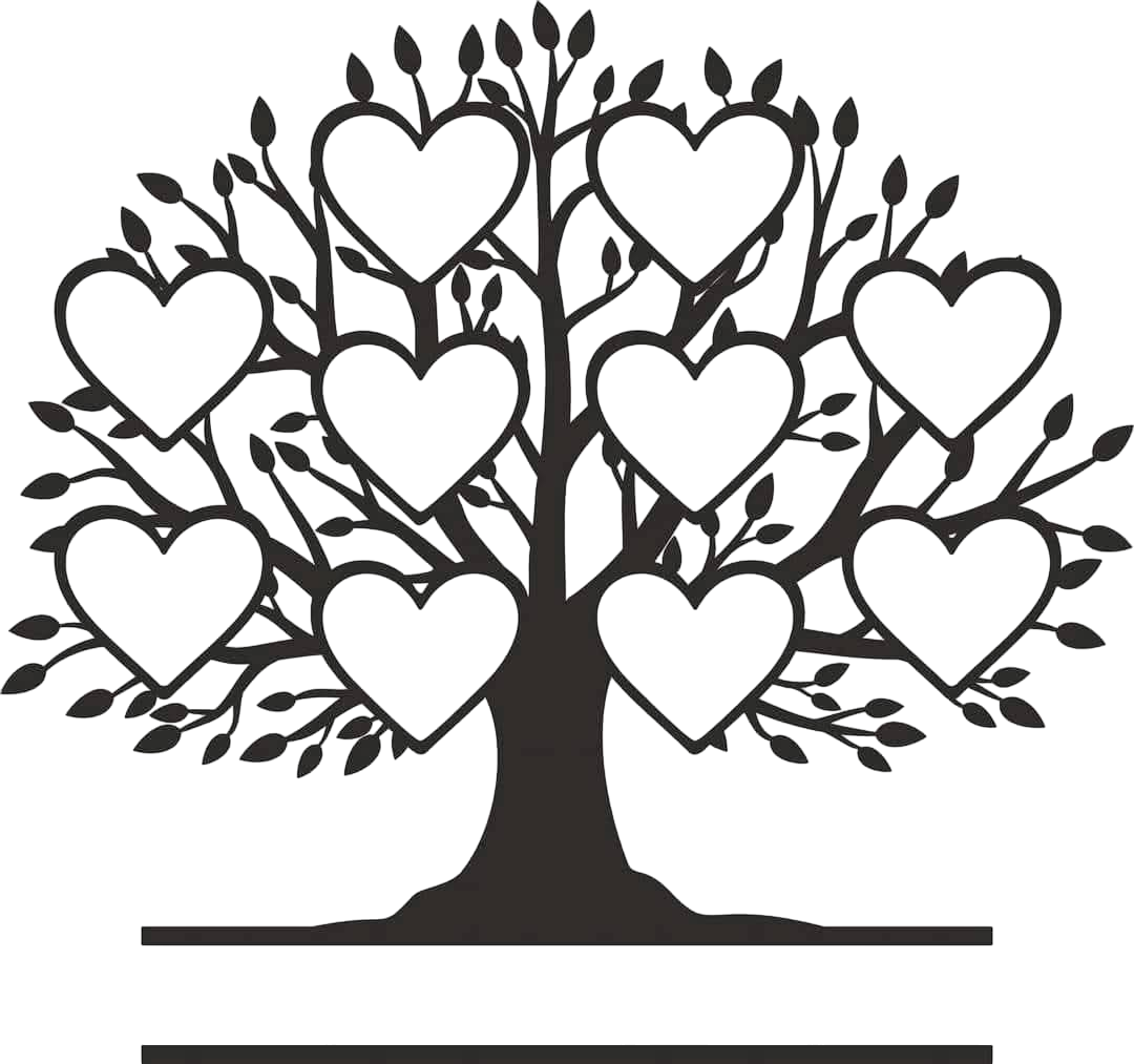 Family Tree on Picture frame