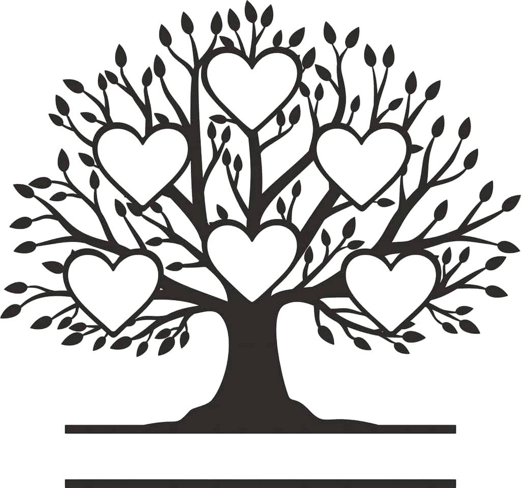 Family Tree on Picture frame
