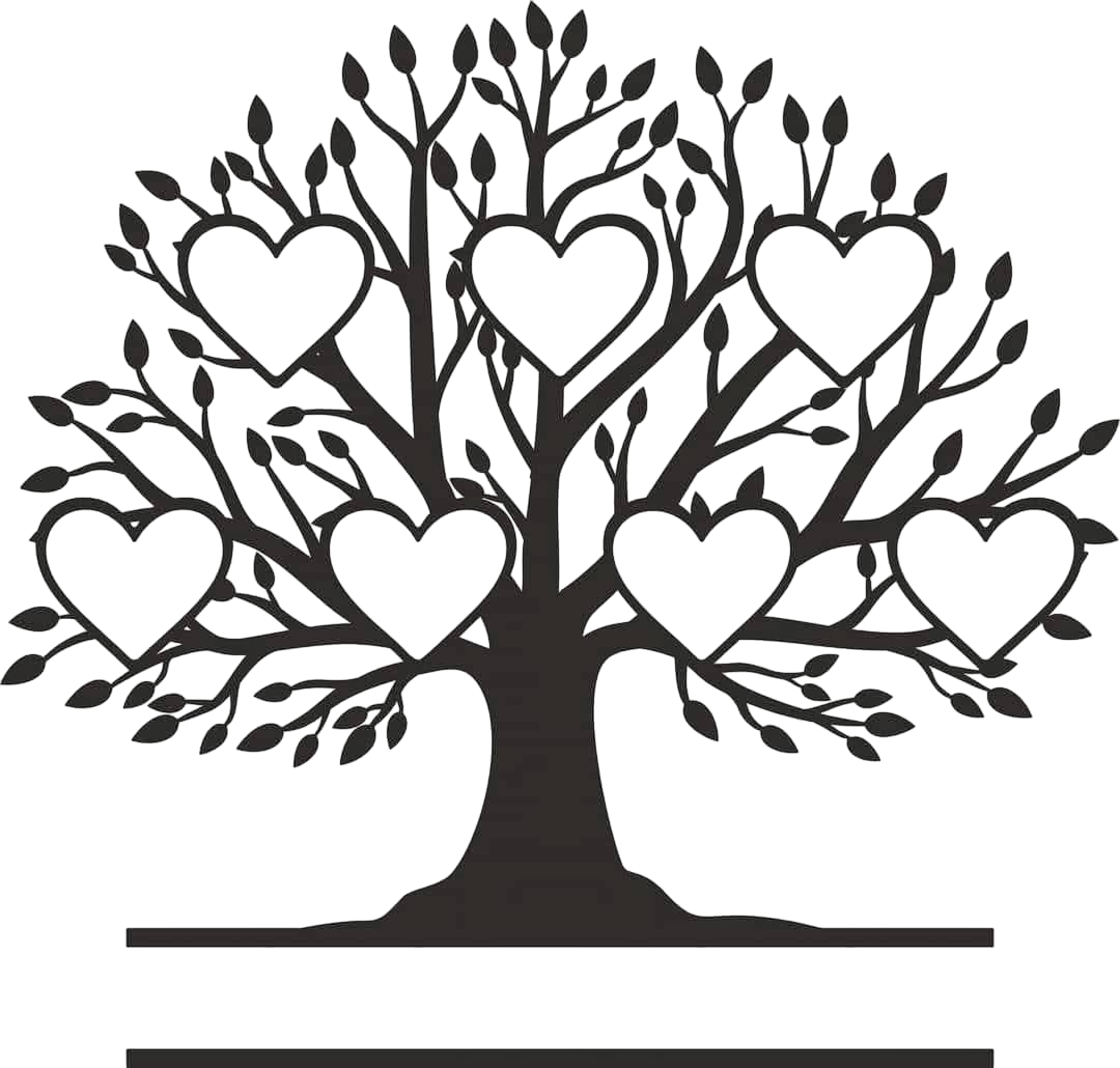 Family Tree on Picture frame