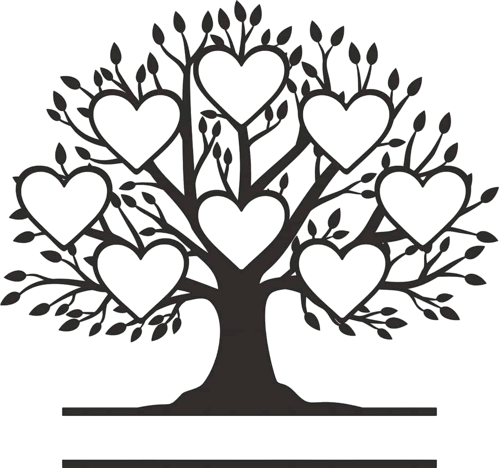 Family Tree on Picture frame