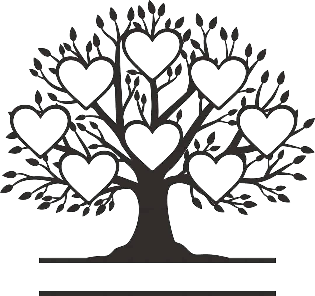 Family Tree on Picture frame