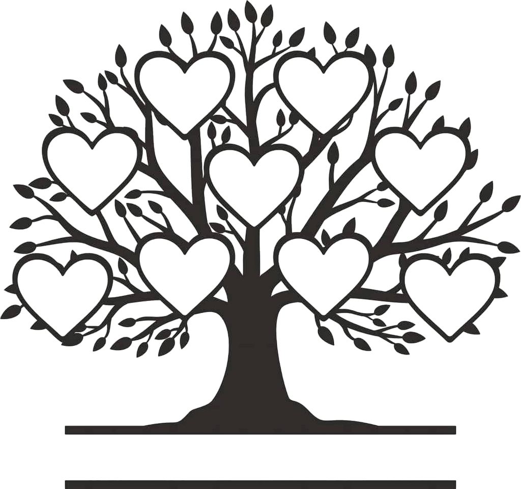 Family Tree on Picture frame