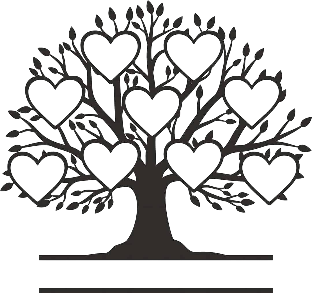 Family Tree on Picture frame