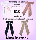 Personalised Long Tail Bows