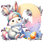Easter Alphabets Premium DTF Heat Transfers-Ready to press