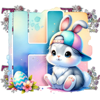 Easter Alphabets Premium DTF Heat Transfers-Ready to press
