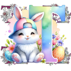 Easter Alphabets Premium DTF Heat Transfers-Ready to press