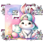 Easter Alphabets Premium DTF Heat Transfers-Ready to press