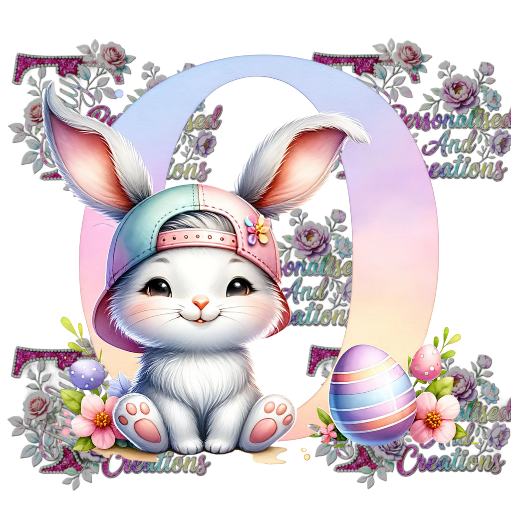 Easter Alphabets Premium DTF Heat Transfers-Ready to press