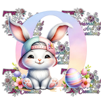 Easter Alphabets Premium DTF Heat Transfers-Ready to press