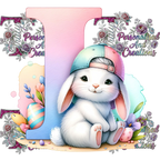 Easter Alphabets Premium DTF Heat Transfers-Ready to press