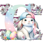 Easter Alphabets Premium DTF Heat Transfers-Ready to press