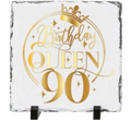 Premium 90th Birthday Photo Slate