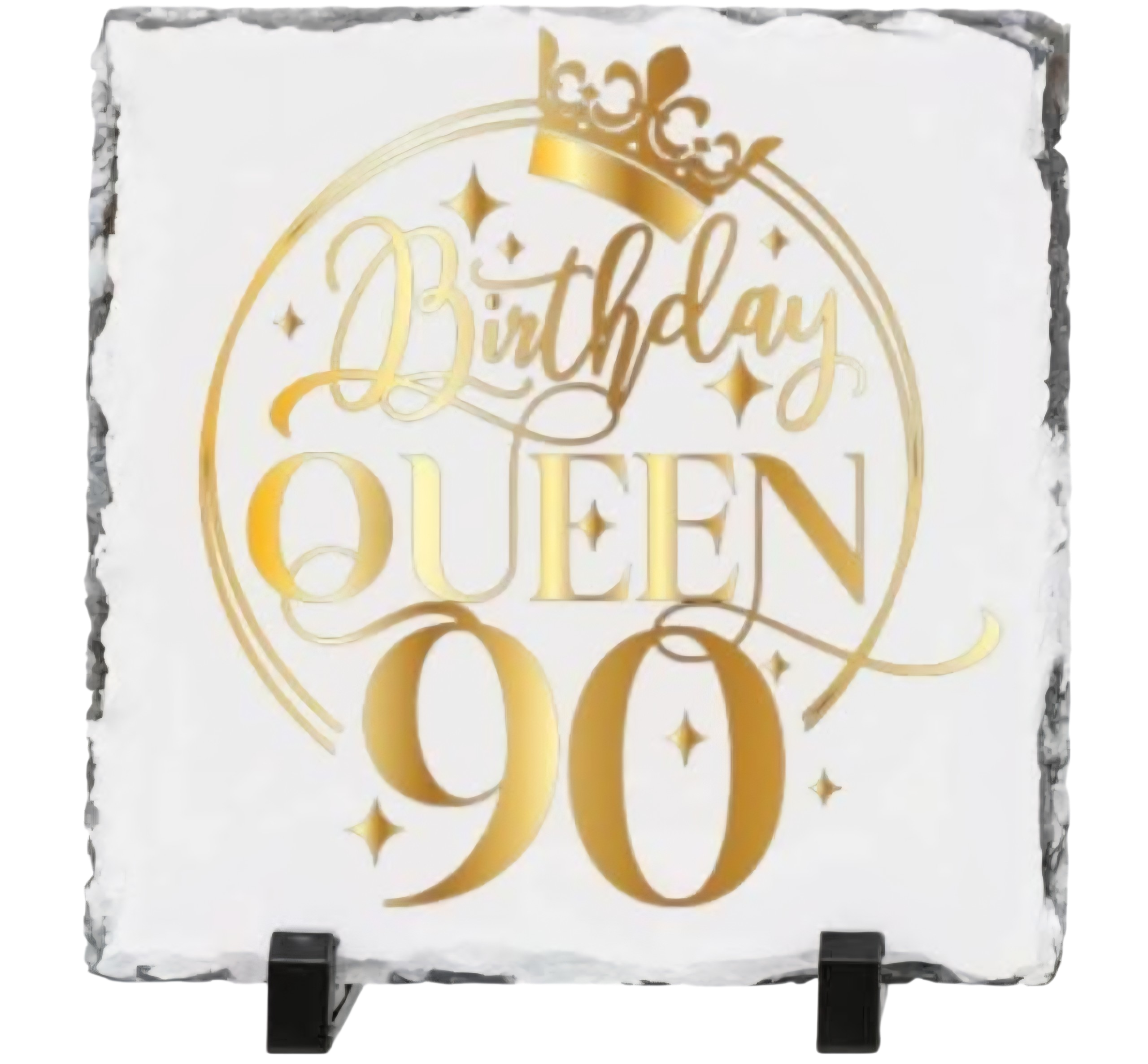 Premium 90th Birthday Photo Slate
