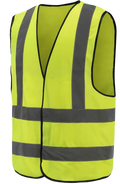 Business logo on HI-VIS vest