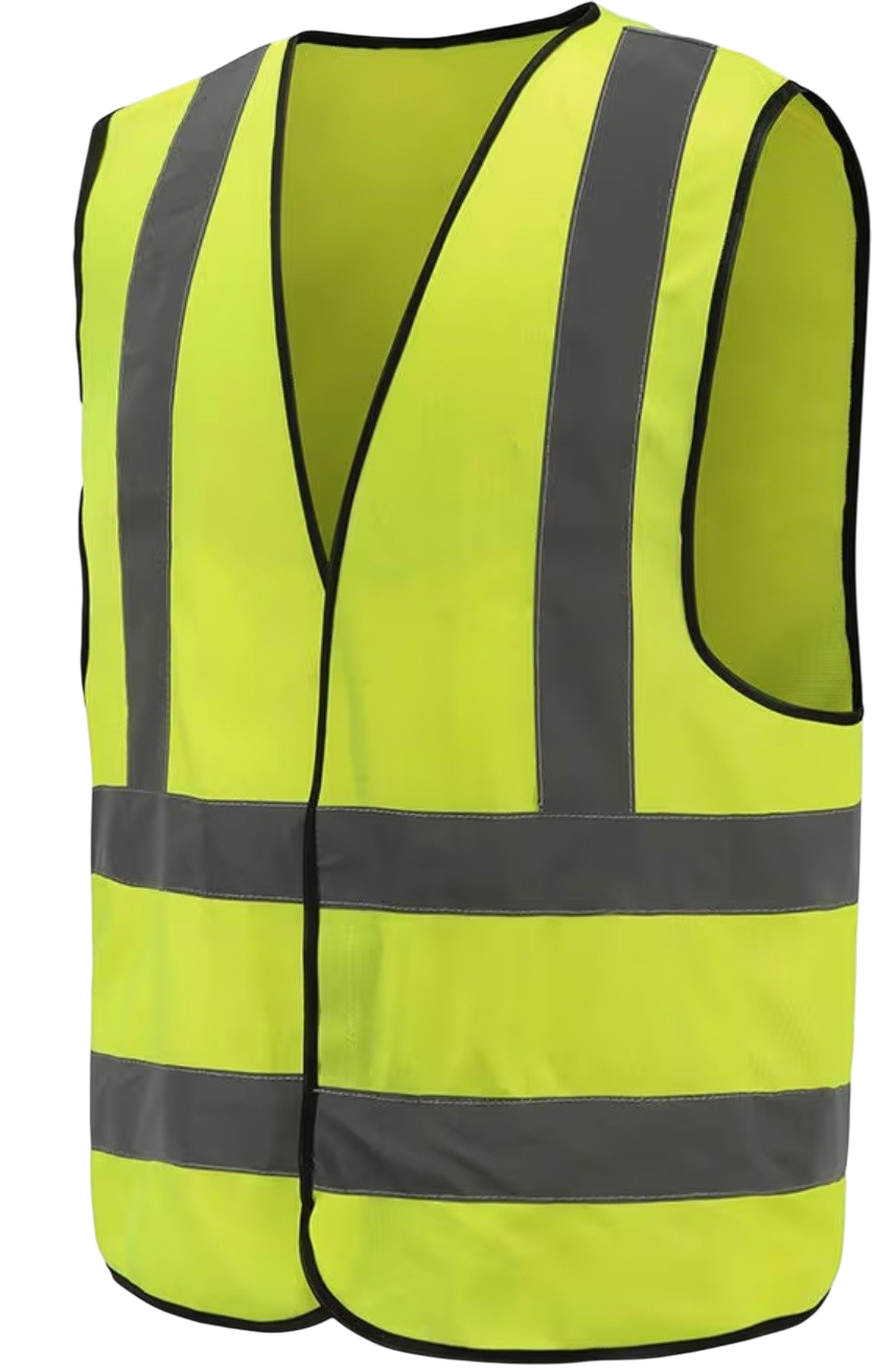 Business logo on HI-VIS vest