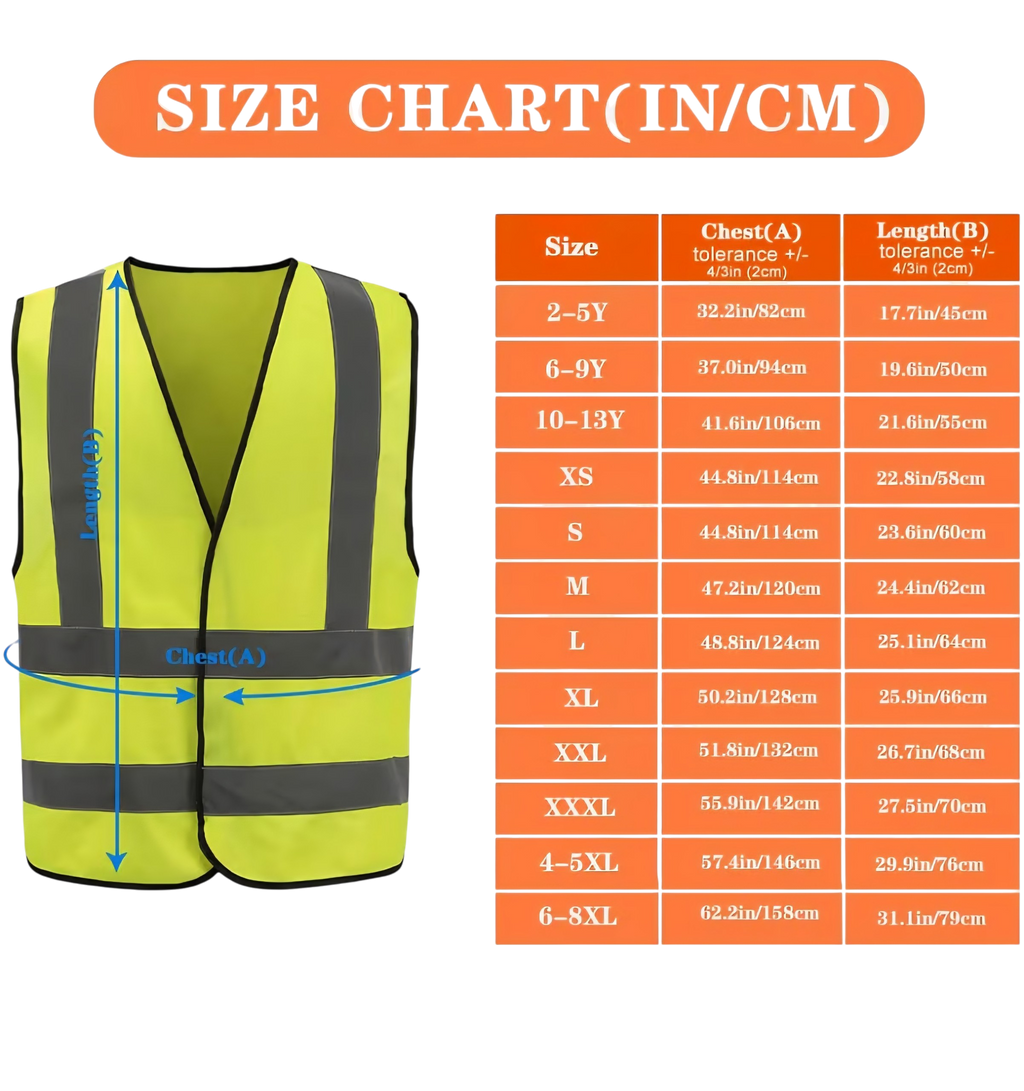 Business logo on HI-VIS vest