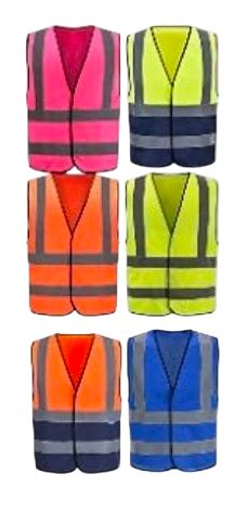 Business logo on HI-VIS vest