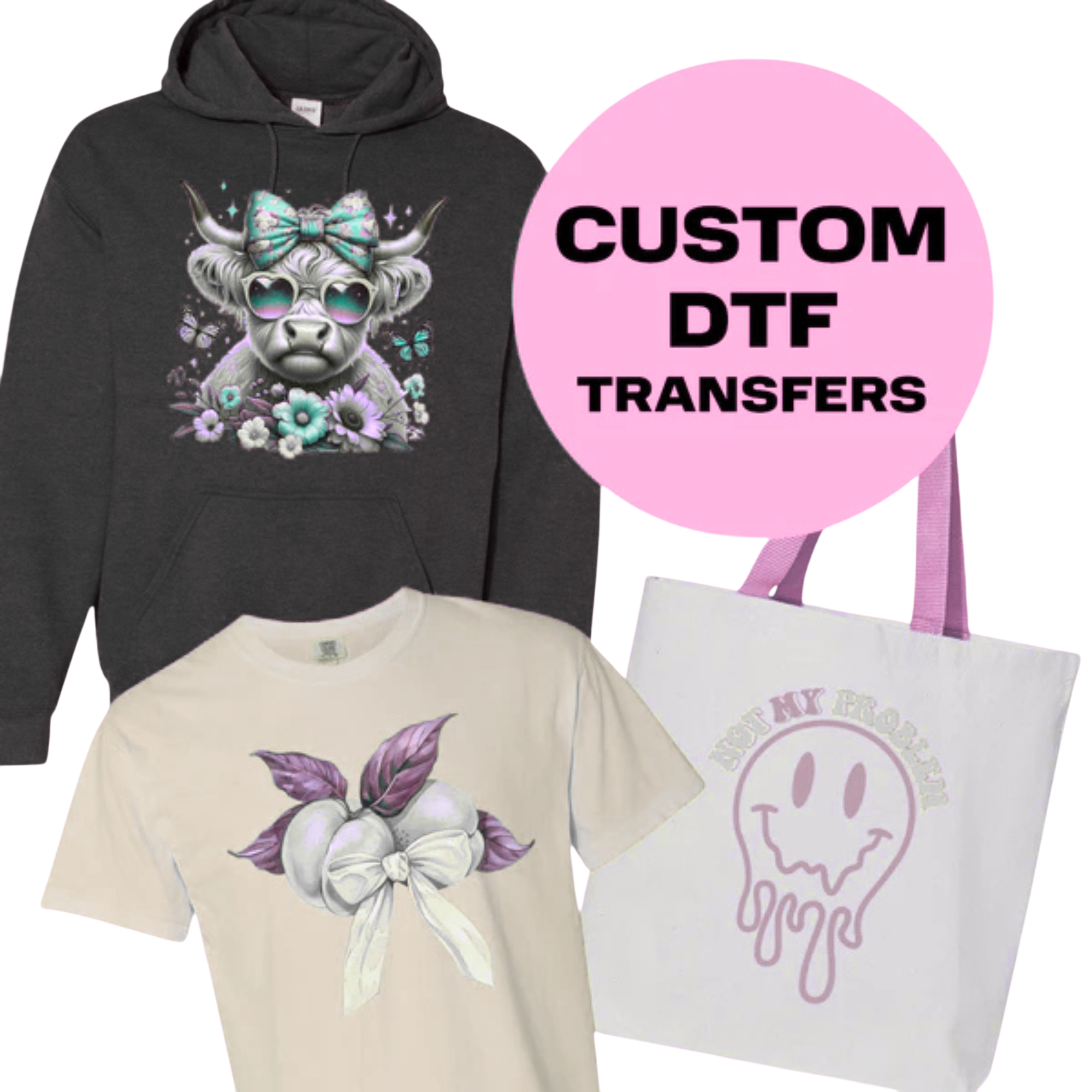 Premium Custom DTF Heat Tranfers
