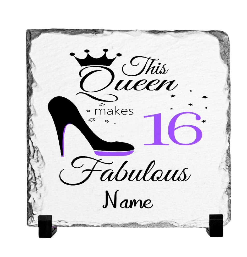 Premium 16th birthday Photo Slate