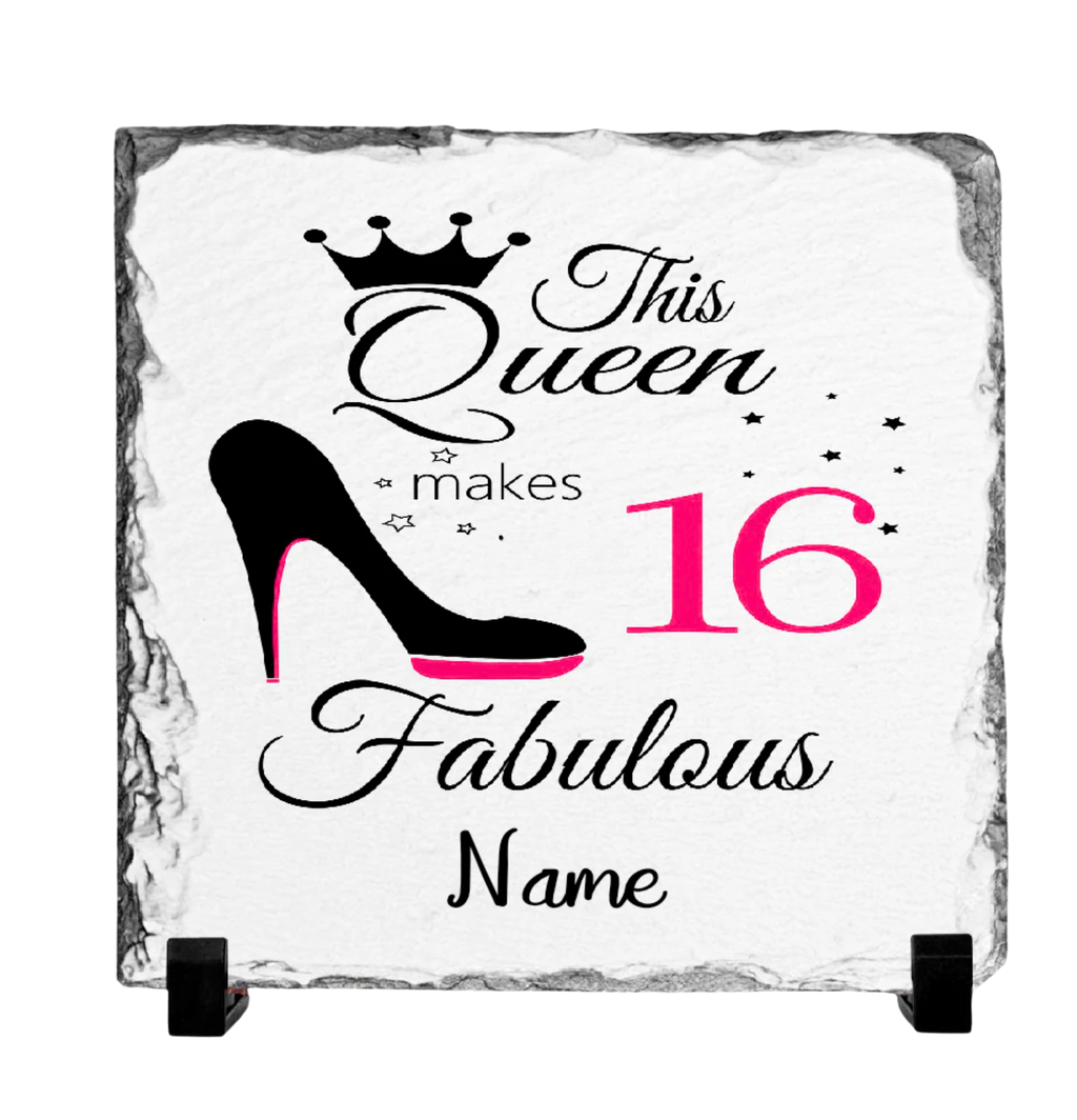 Premium 16th birthday Photo Slate