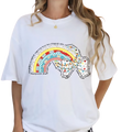 Premium Clear Screen Glitter Transfer - ready to press Autism awareness