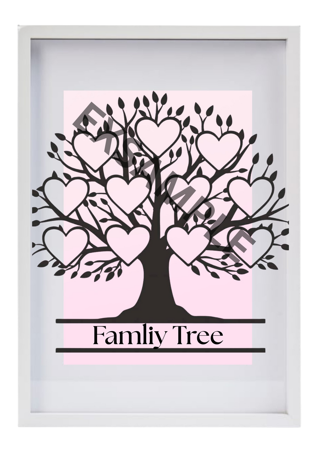 Family Tree on Picture frame